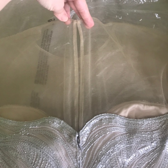 Metallic Embroidered Dress - Picture 7 of 7